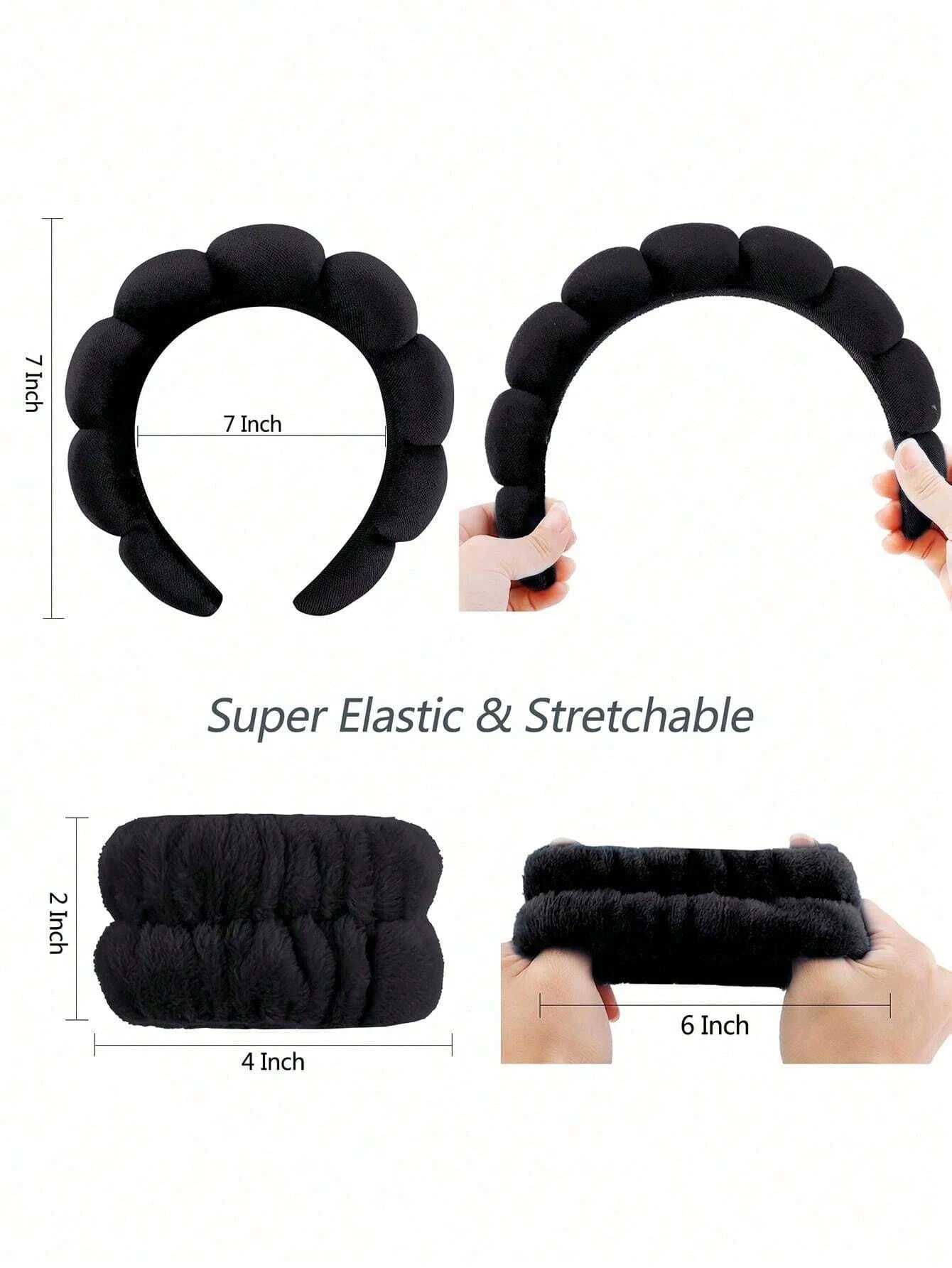 Everyday Spa Headband and Wristband Set